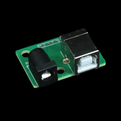 USB-B + 2.1mm x 5.5mm Power Breakout